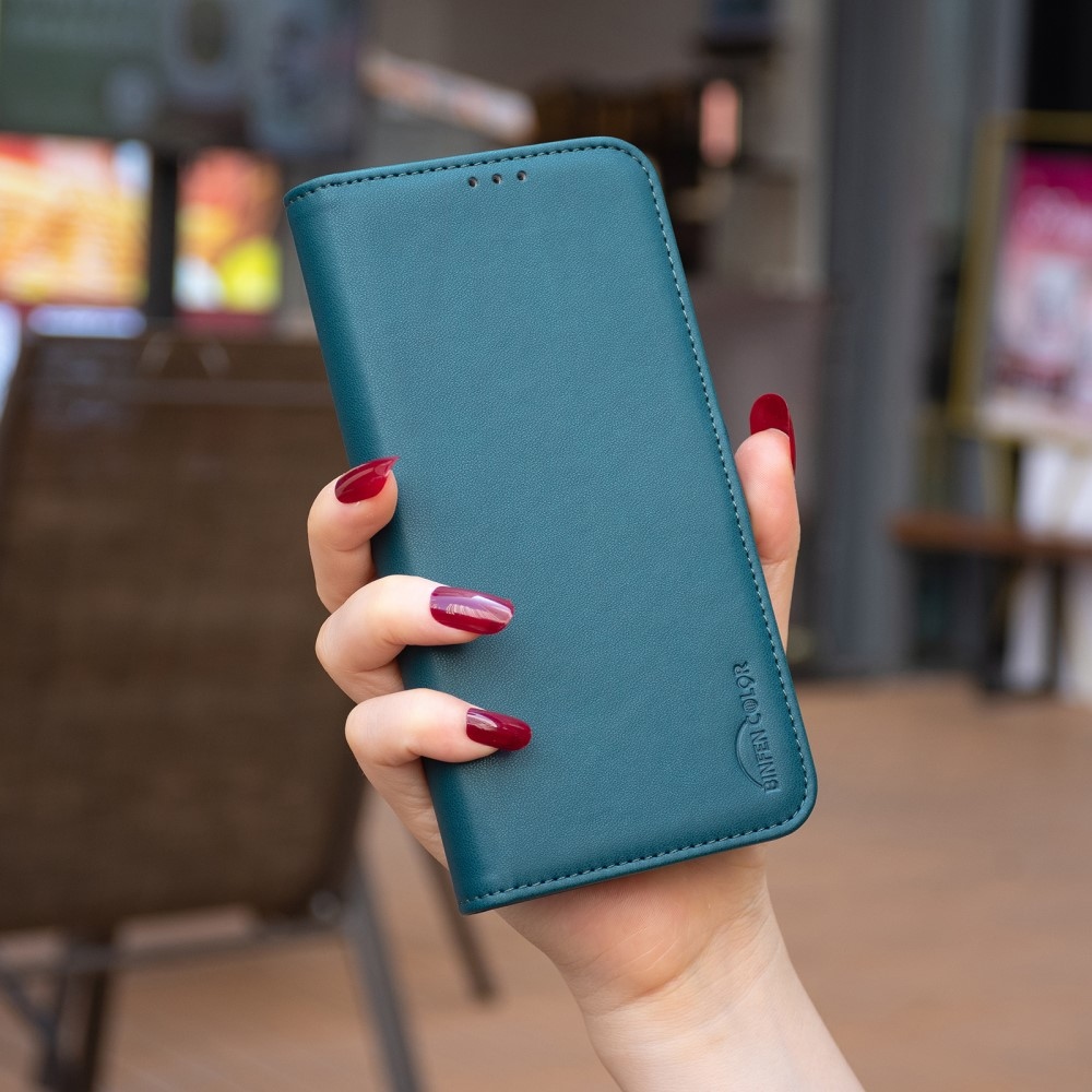 BNF könyvtáska Xiaomi Redmi 13 4G/Poco M6 4G - zöld