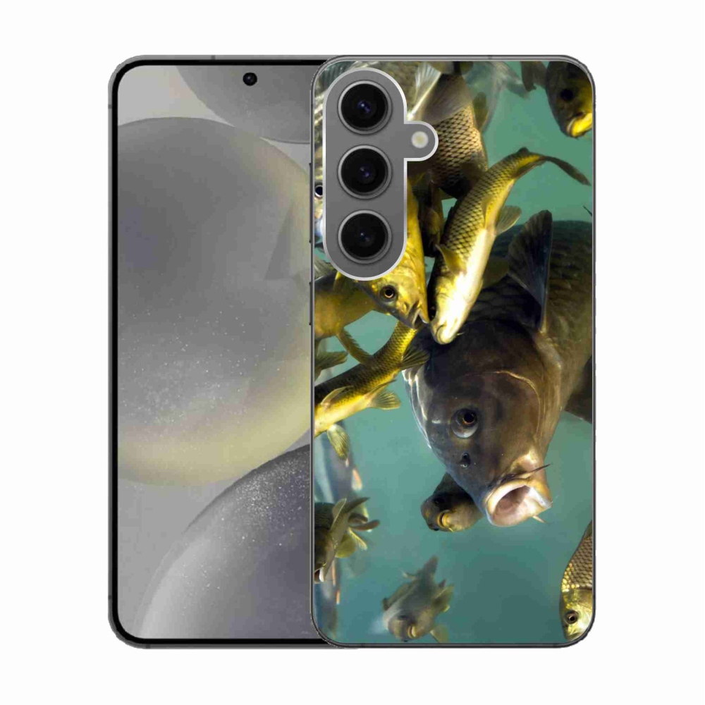 Gél tok mmCase Samsung Galaxy S24 készülékhez - halak iskolája