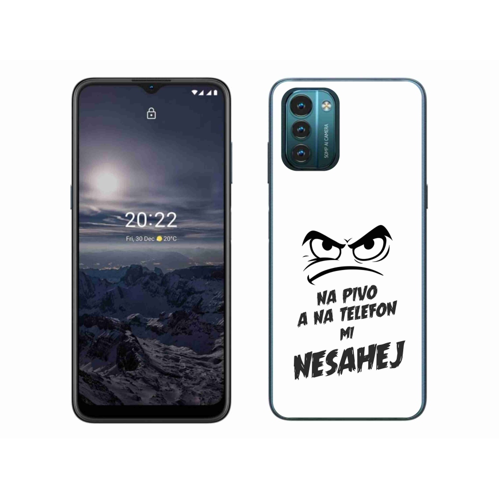 Zselés borítás mmCase a Nokia G11/G21 készülékhez - sör motívum 2 fehér háttérrel