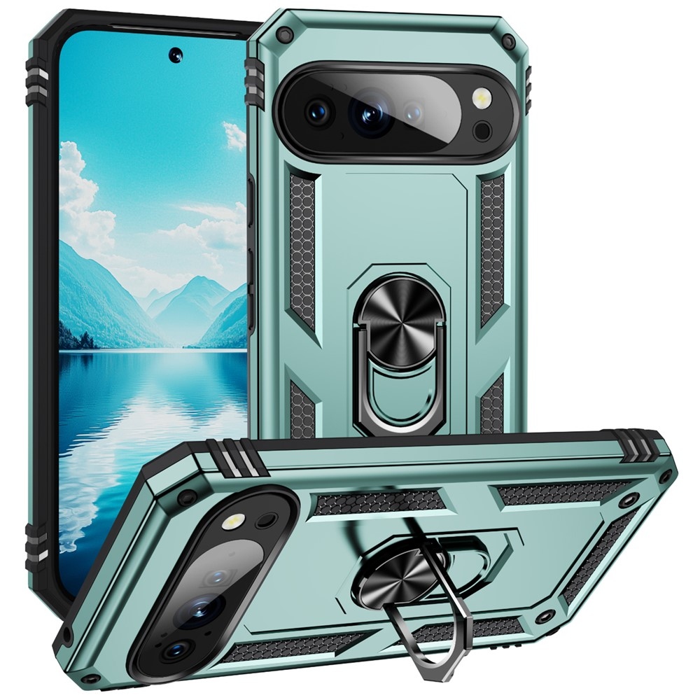 Gyűrűálló borítás Google Pixel 10 Pro/Pixel 10 készülékhez - zöld