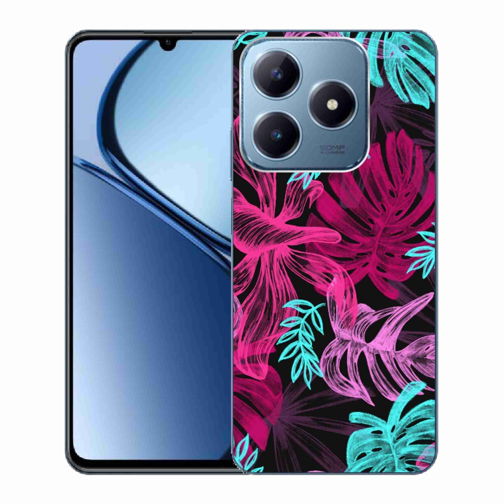 Zselés borítás mmCase a Realme C63 készülékhez - virágok 1
