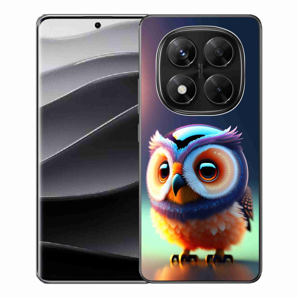 Gél borítás mmCase a Xiaomi Redmi Note 14 Pro 5G/Poco X7 5G számára - bagoly