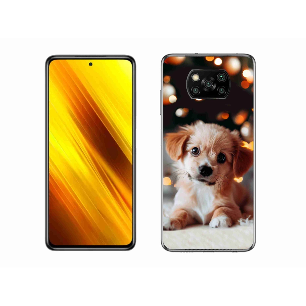 Gél borítás mmCase a Xiaomi Poco X3 Pro készülékhez - kölyökkutyakék
