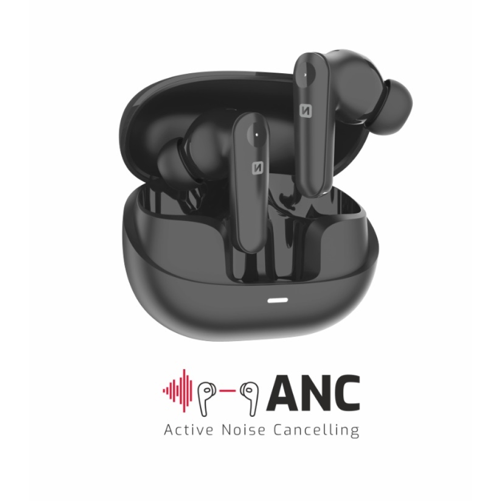 Swissten bluetooth fejhallgató ANC Focus - fekete