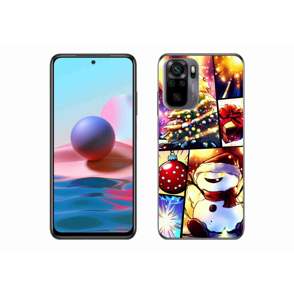 Gél borítás mmCase a Xiaomi Poco M5s készülékhez - karácsonyi motívumok 1