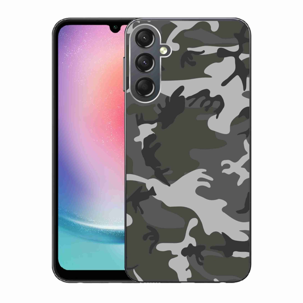 Zselés borítás mmCase Samsung Galaxy A24 készülékhez - terepszínű minta