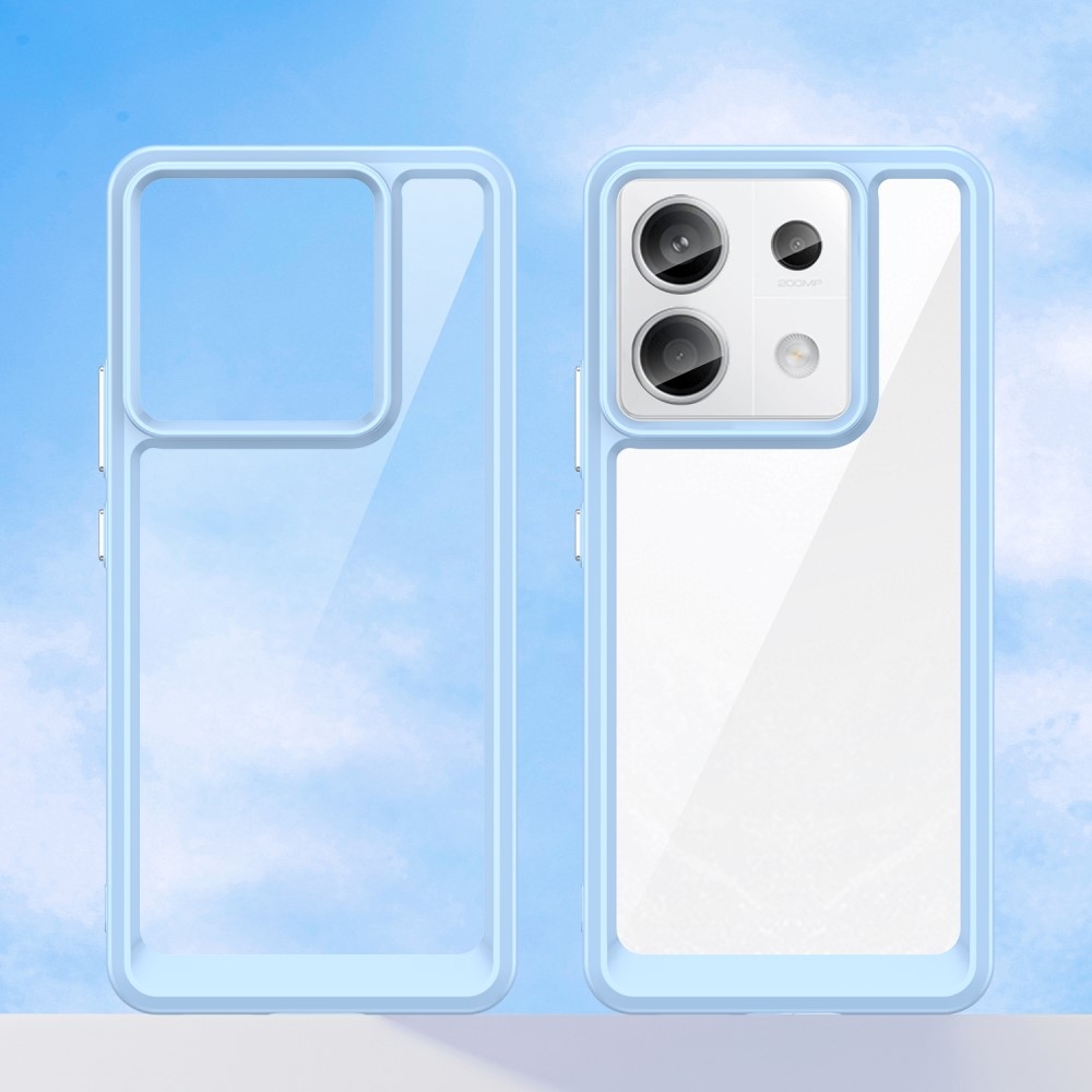 Gél tok rögzített hátlappal Xiaomi Redmi Note 13 Pro 5G/Poco X6 5G - kék