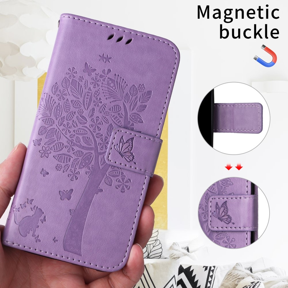 Fák könyve tok Xiaomi Redmi A5 (173.45x79.35x8.45mm) - világos lila