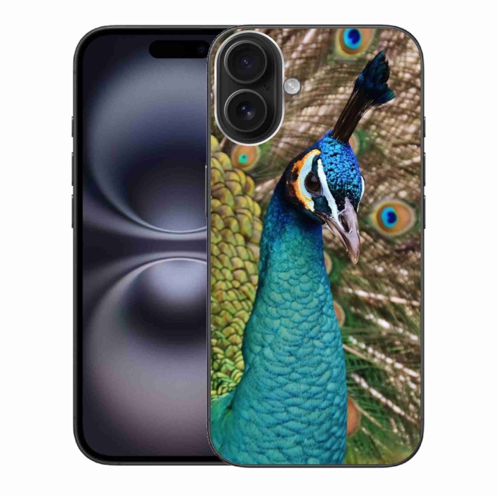 Zselés borítás mmCase iPhone 16 Plus készülékhez - páva