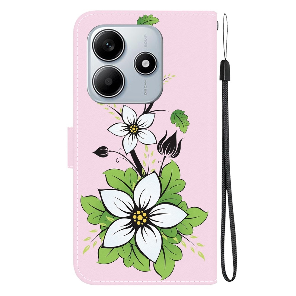 Printern könyv tok Xiaomi Redmi Note 14 5G-hez - lily
