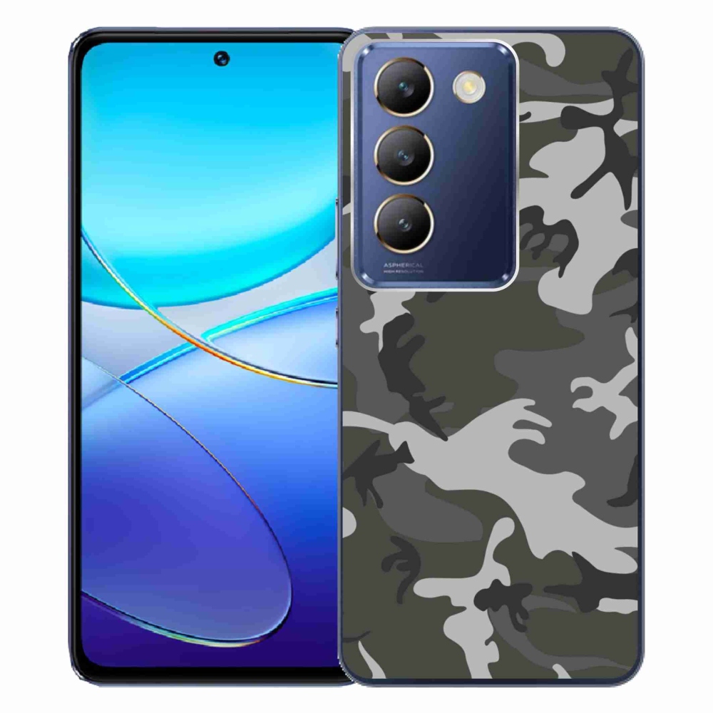 Gél borítás mmCase a Vivo V40 SE 4G/5G készülékhez - terepszínű mintázat