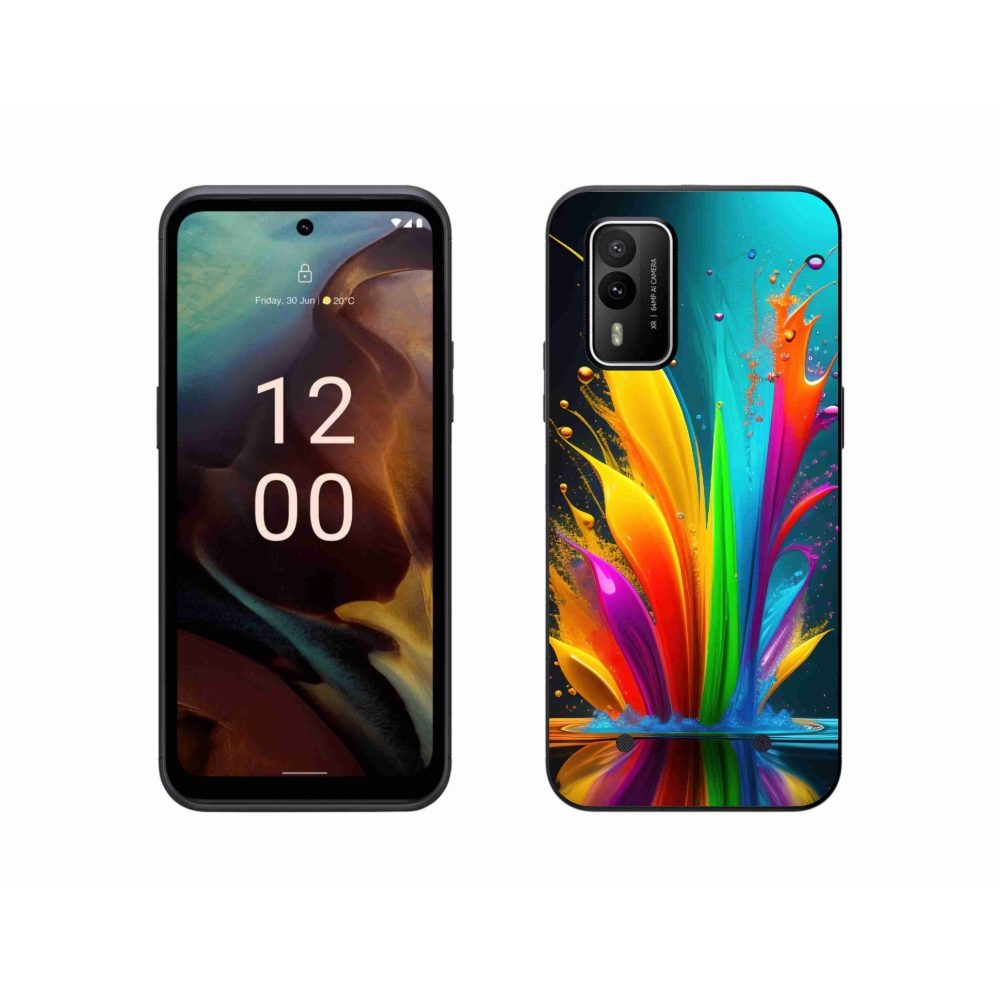 Zselés borítás mmCase a Nokia XR21 készülékhez - absztrakt motívum 1