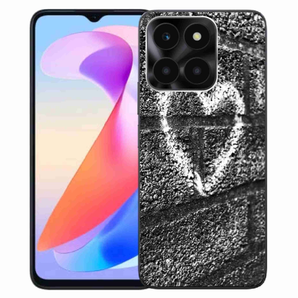 Zselés borítás mmCase a Honor X6a számára - szív a falon