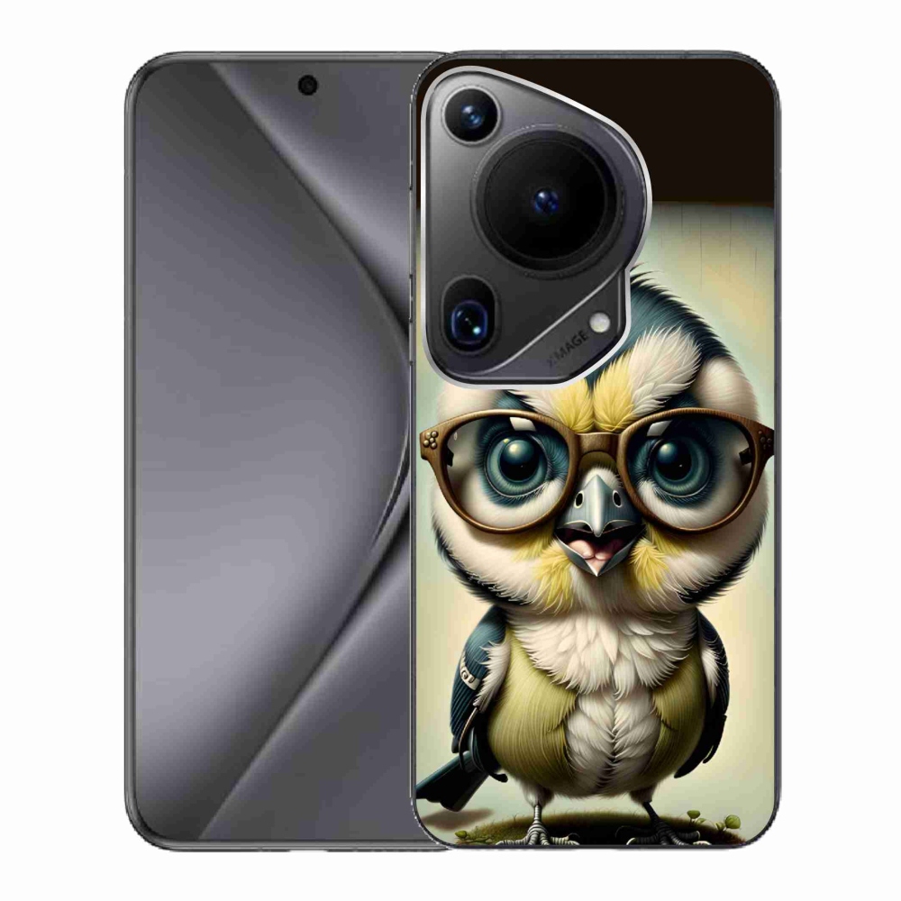 Zselés borítás mmCase a Huawei Pura 70 Ultra - cub szemüveggel