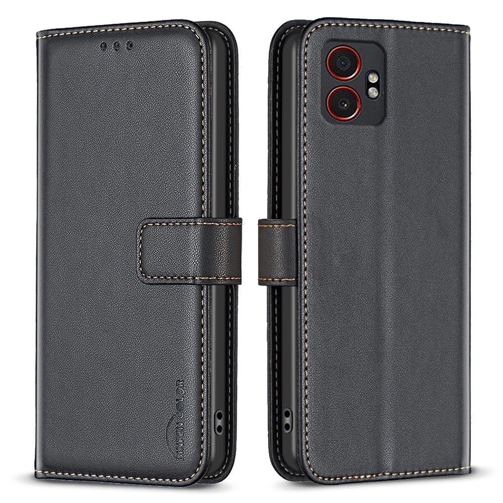 BNF könyvtáska Samsung Galaxy Xcover 7 Pro készülékhez - fekete