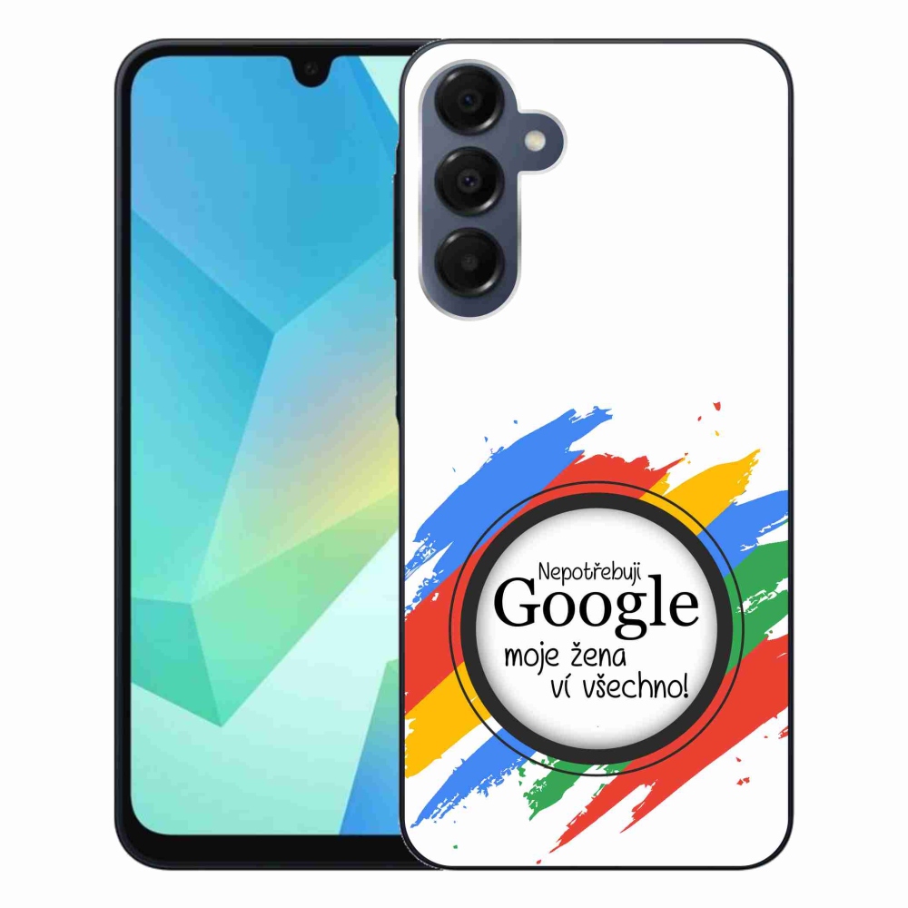 Gél borító mmCase Samsung Galaxy A16 4G/5G - a nő mindent tud fehér háttérrel