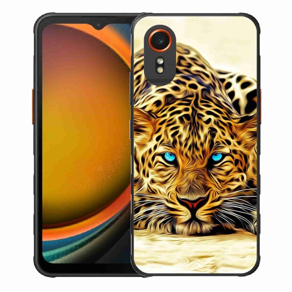 Gél borítás mmCase Samsung Galaxy Xcover 7 készülékhez - rajzfilm tigris