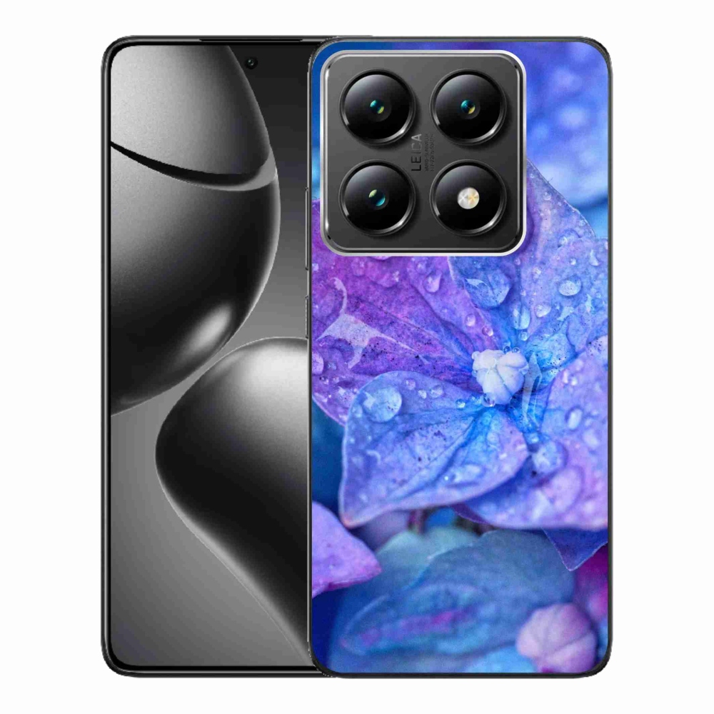 Gél borítás mmCase a Xiaomi 14T Pro számára - lila virág