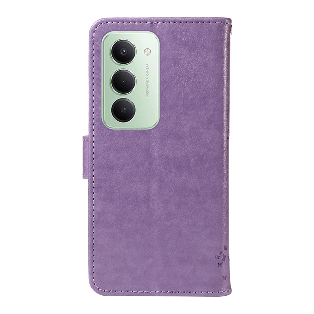 Fák könyve tok Xiaomi Redmi 15 4G (171mm) - világos lila