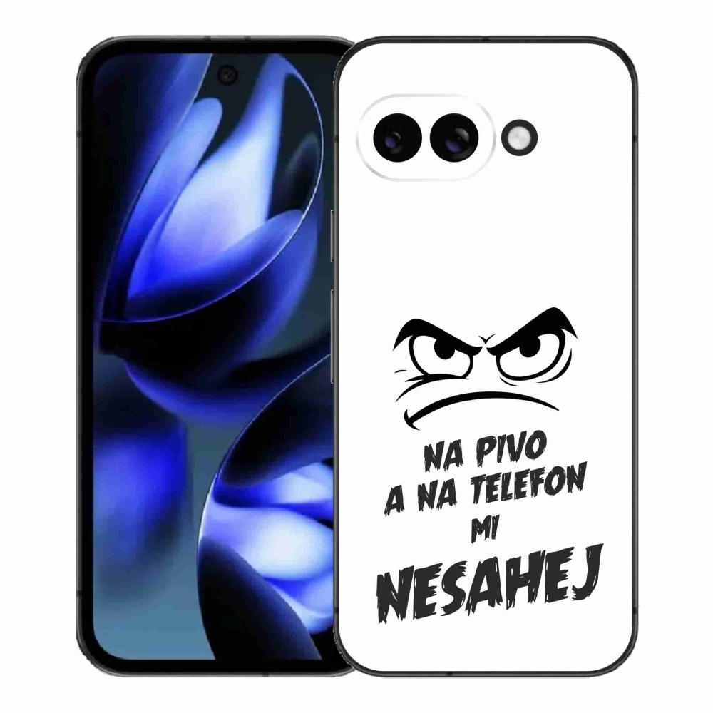 Gél borítás mmCase a Google Pixel 9a - sör motívum 2 fehér háttérrel