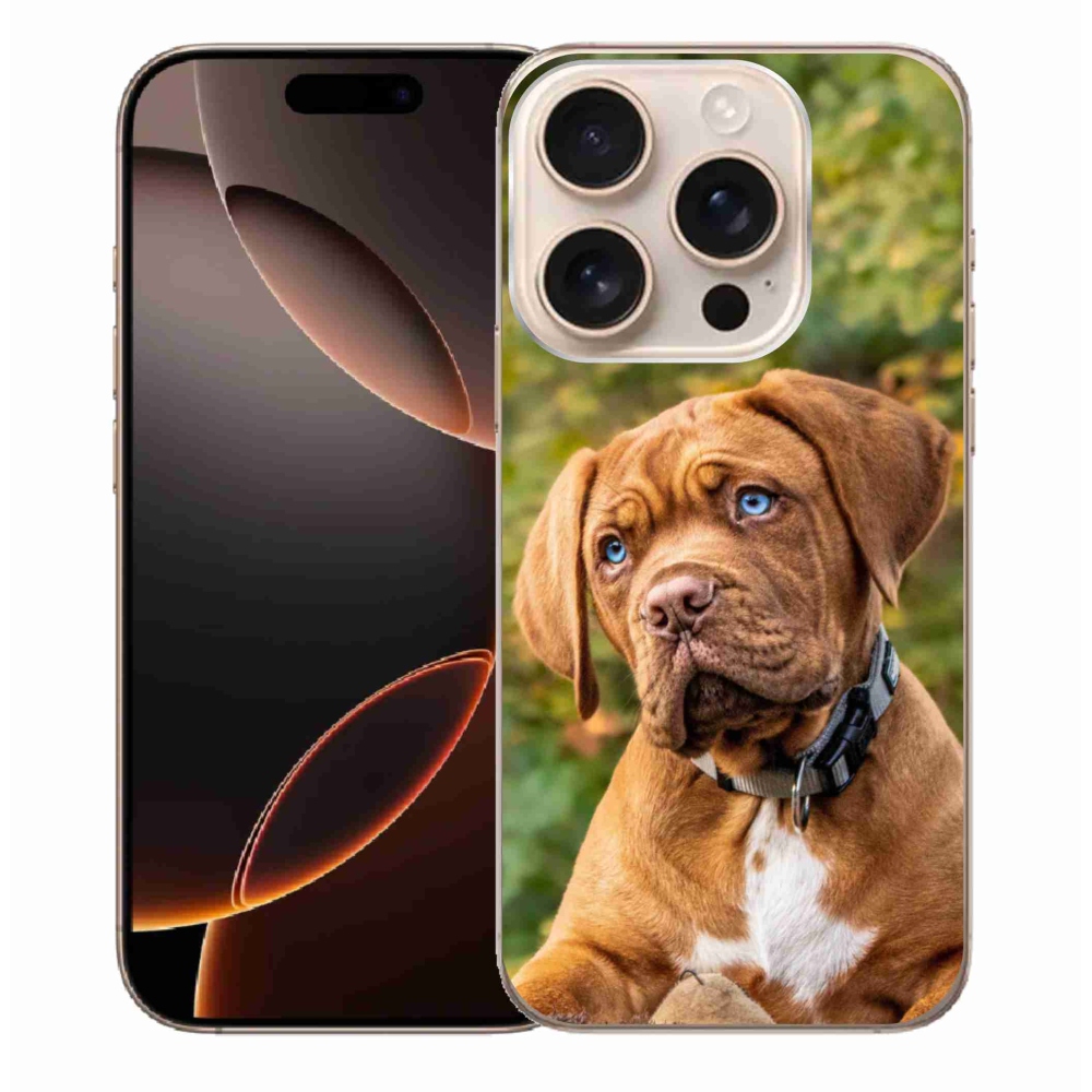 Zselés borítás mmCase iPhone 16 Pro Max készülékhez - kölyökkék