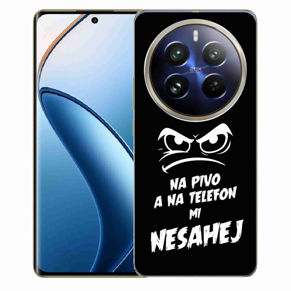 Gél borítás mmCase a Realme 12 Pro 5G/12 Pro+ 5G - sör motívum 2 fekete háttérrel