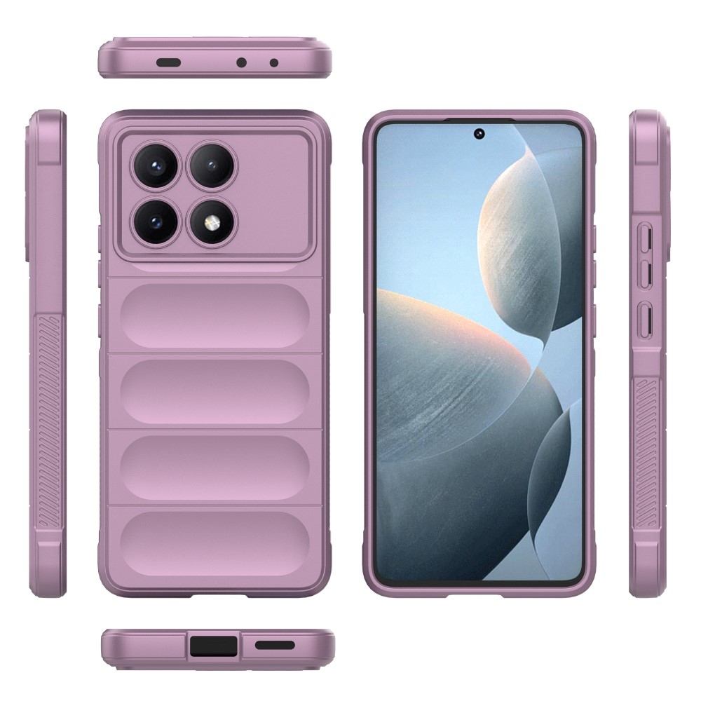 Rugg tartós zselés tok Xiaomi Poco X6 Pro 5G - világos lila
