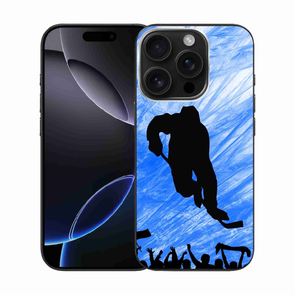 Zselés borítás mmCase iPhone 16 Pro készülékhez - hokijátékos
