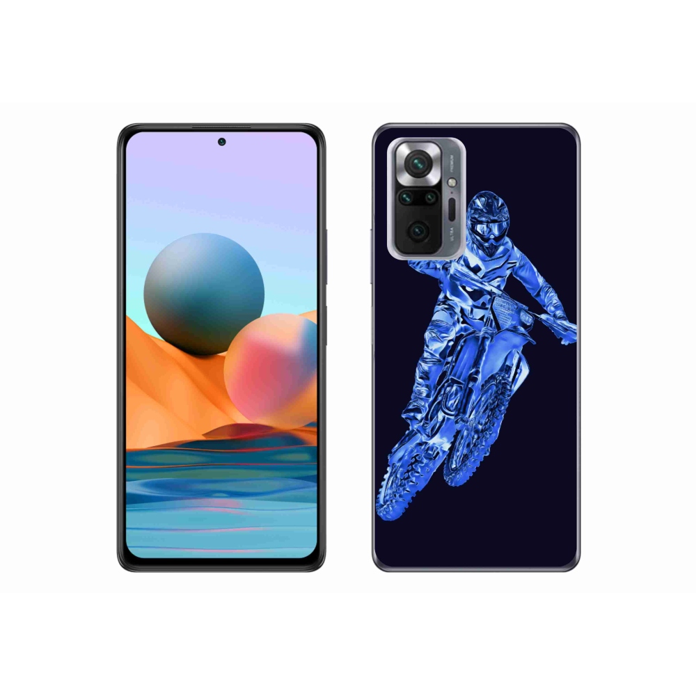 Gél borítás mmCase a Xiaomi Redmi Note 10 Pro készülékhez - motocross 1