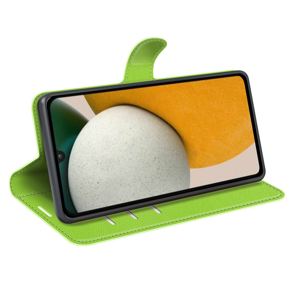 Litchi könyv tok Samsung Galaxy A15 4G/5G - zöld