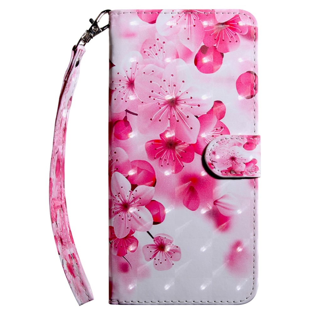 Spot book tok Samsung Galaxy S24 FE készülékhez - rózsaszín virágok