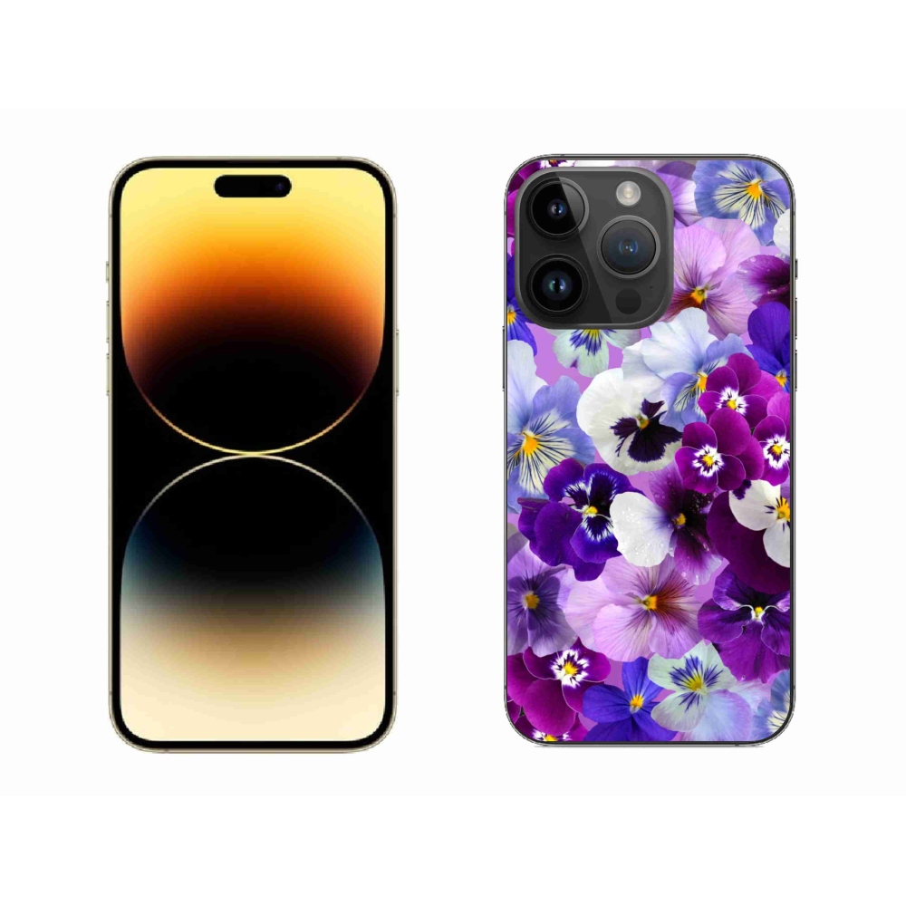 Gél borítás mmCase iPhone 14 Pro Max készülékhez - virágok 9