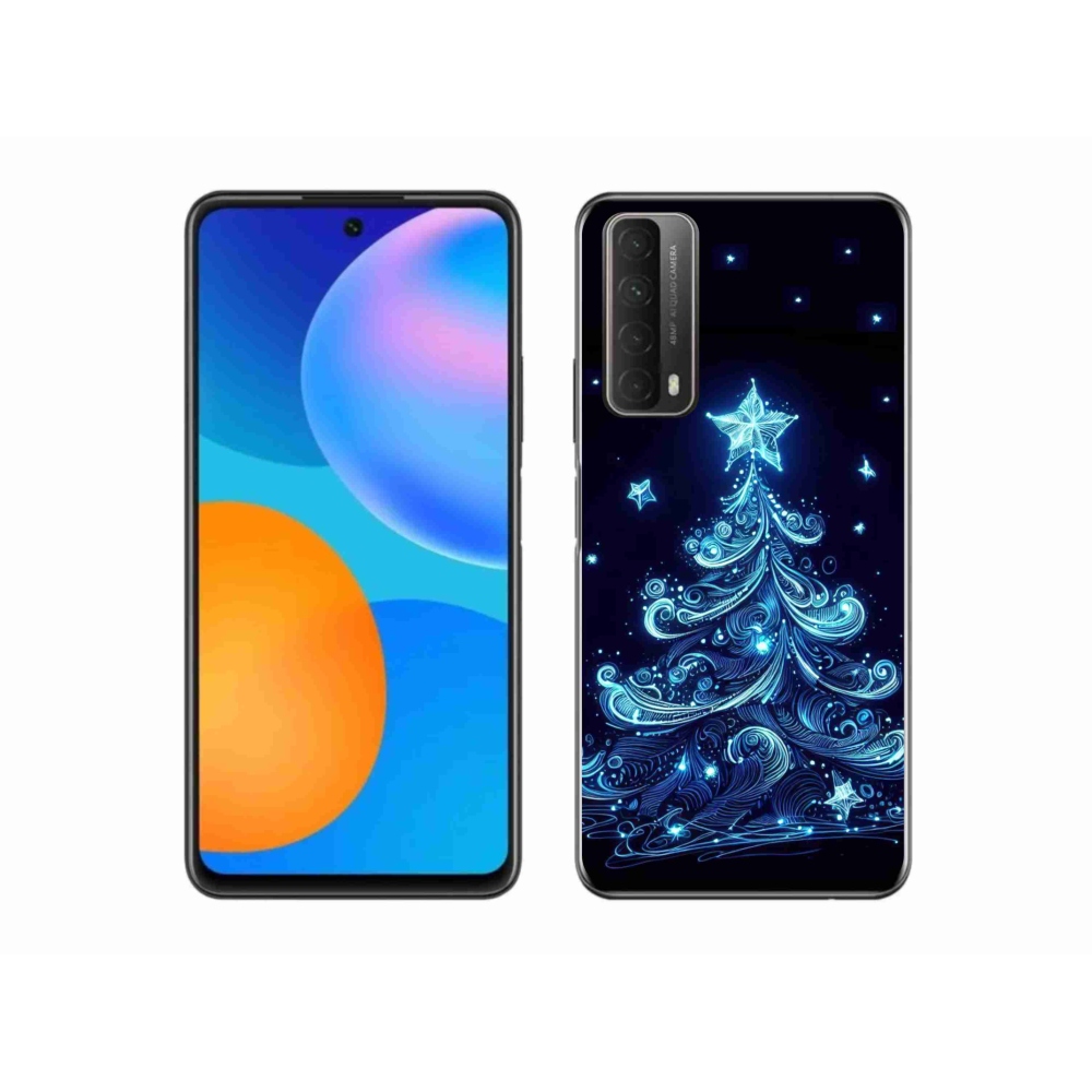 Gél borítás mmCase a Huawei P Smart (2021) - neon karácsonyfa 4