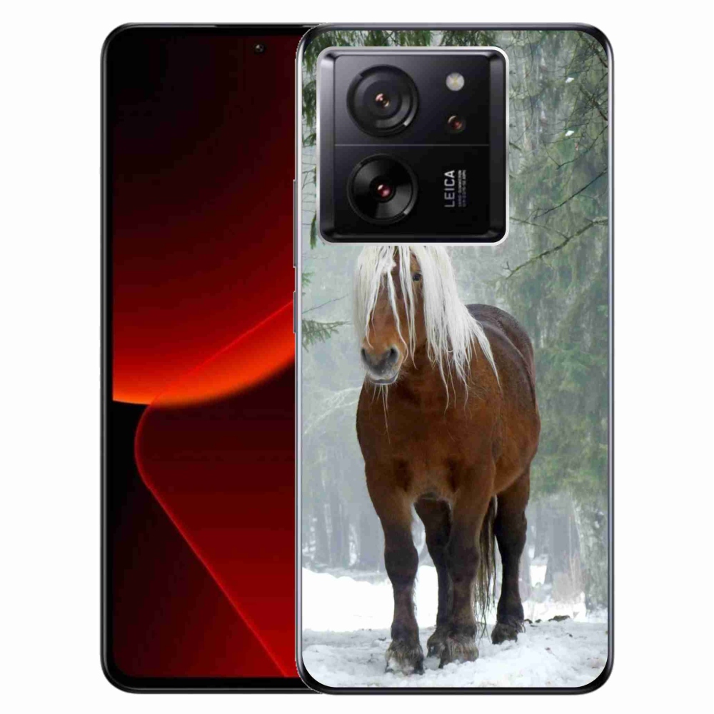 Gél tok mmCase a Xiaomi 13T/13T Pro számára - ló az erdőben
