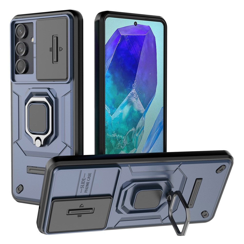 Lencseálló borítás Samsung Galaxy M55 5G készülékhez - kék