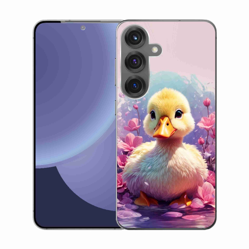 Zselés borítás mmCase Samsung Galaxy S25 készülékhez - kacsa
