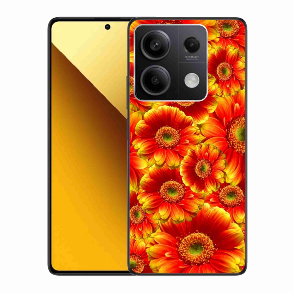 Gél borítás mmCase a Xiaomi Redmi Note 13 5G-hez - gerbera 1