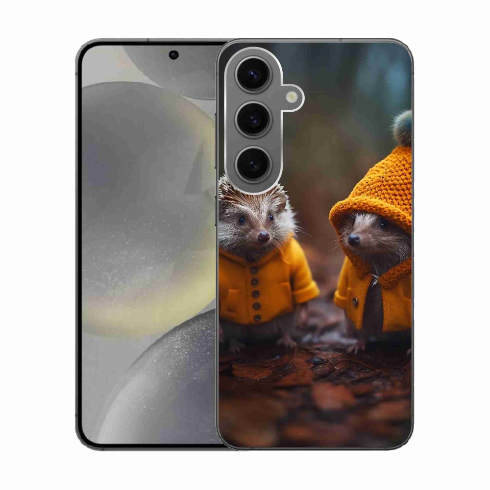 Zselés borítás mmCase Samsung Galaxy S24 készülékhez - sünök