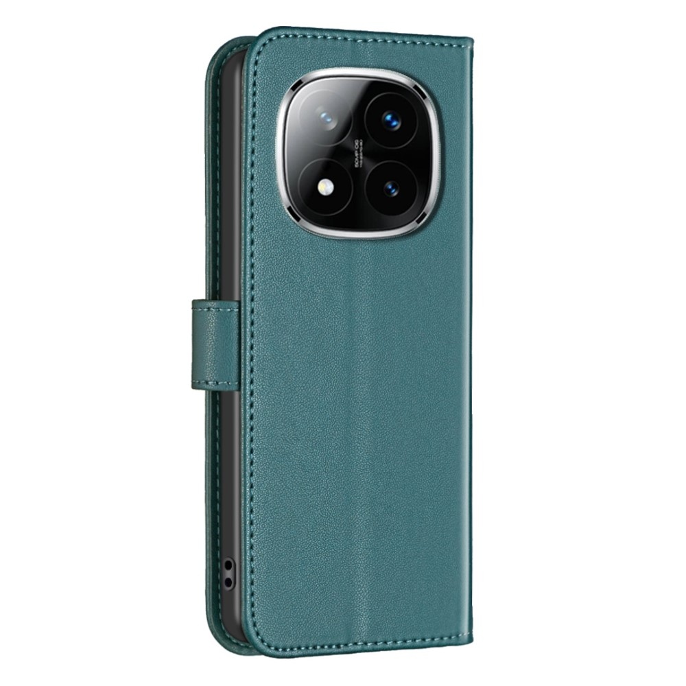 BNF könyvtáska Xiaomi Redmi Note 14 Pro 5G/Poco X7 5G/Note 14 Pro+ 5G - zöld