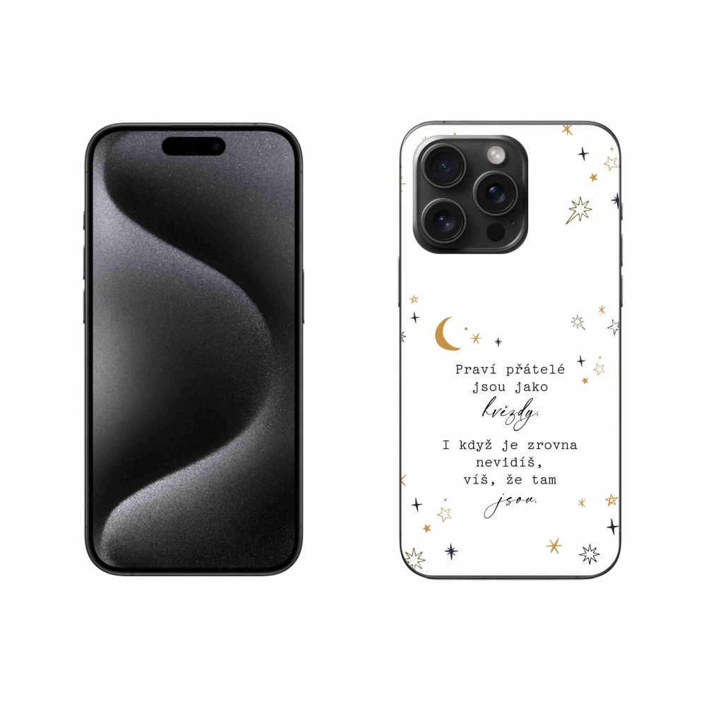 Gél borítás mmCase iPhone 15 Pro Max készülékhez - idézet 6 fehér háttér