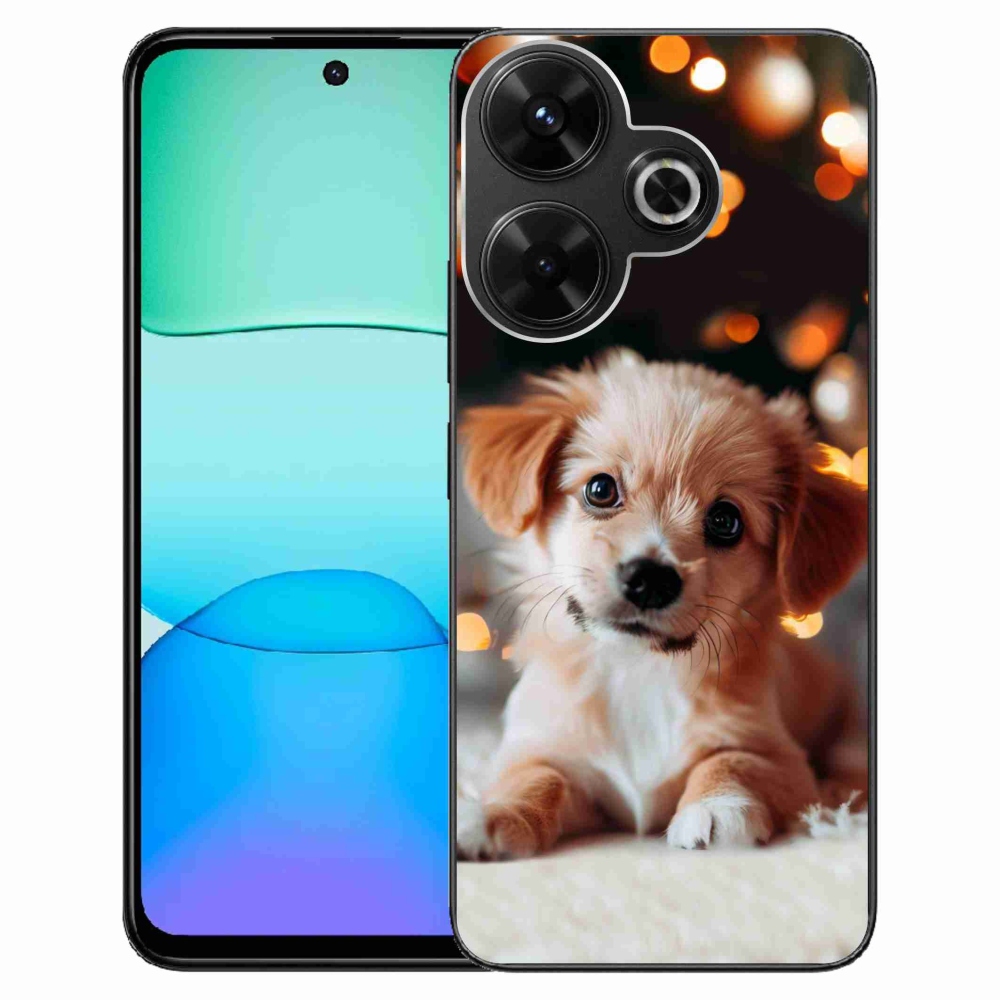 Gél borítás mmCase a Xiaomi Redmi 13 4G/Poco M6 4G - kölyökkutyakékhez