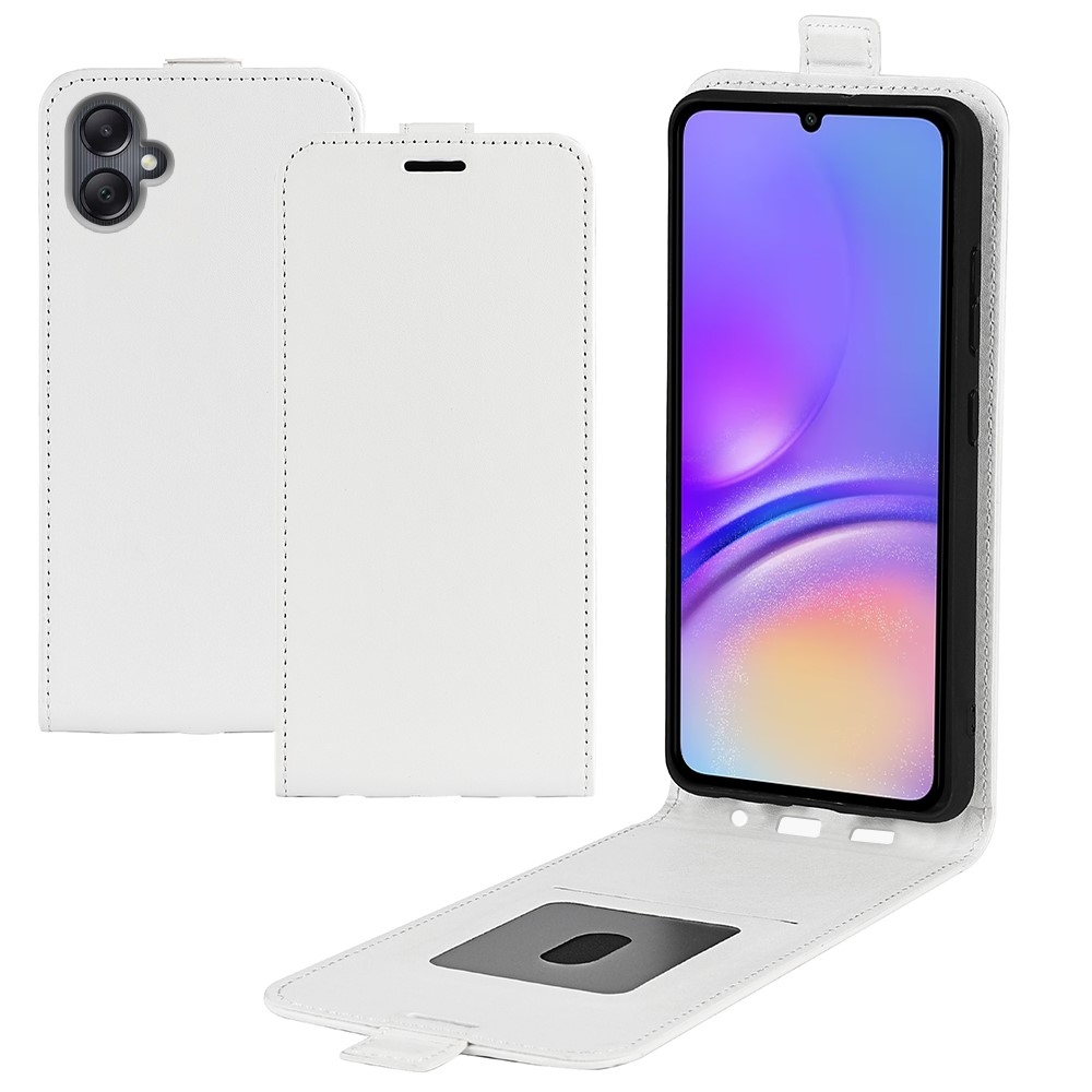 Függőleges könyvtáska Samsung Galaxy A06 4G készülékhez - fehér