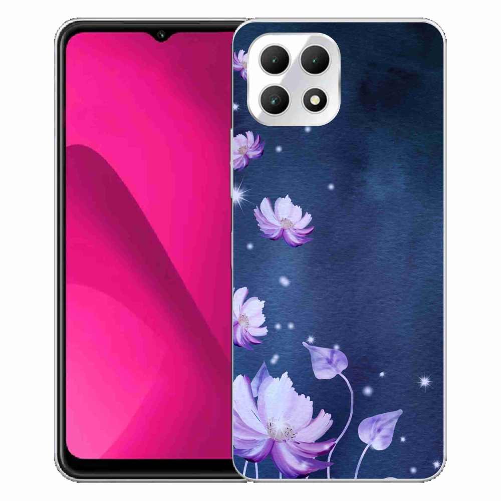 Zselés borítás mmCase a T-Mobile T Phone 2 készülékhez - hulló virágok