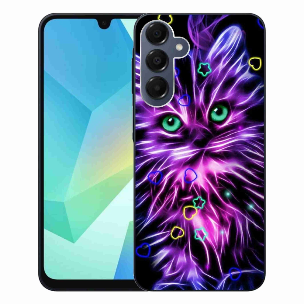 Gél borítás mmCase Samsung Galaxy A16 4G/5G - absztrakt macska - Samsung Galaxy A16 4G/5G - absztrakt macska