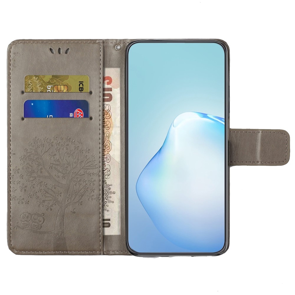 Fa könyv tok Samsung Galaxy A15 4G/5G készülékhez - szürke
