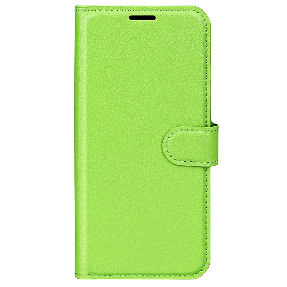 Litchi könyv tok Samsung Galaxy A25 5G - zöld