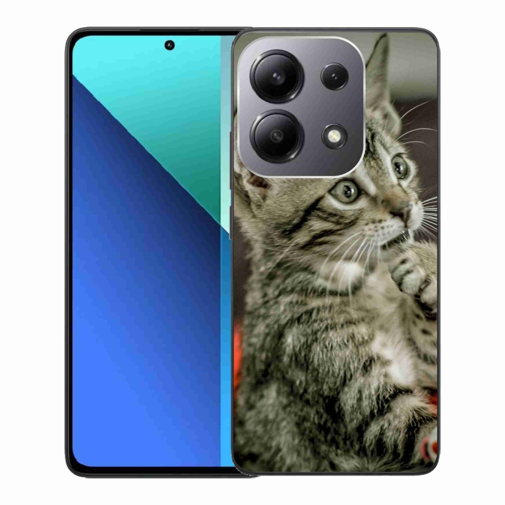 Gél borítás mmCase a Xiaomi Redmi Note 13-hoz - aranyos macska