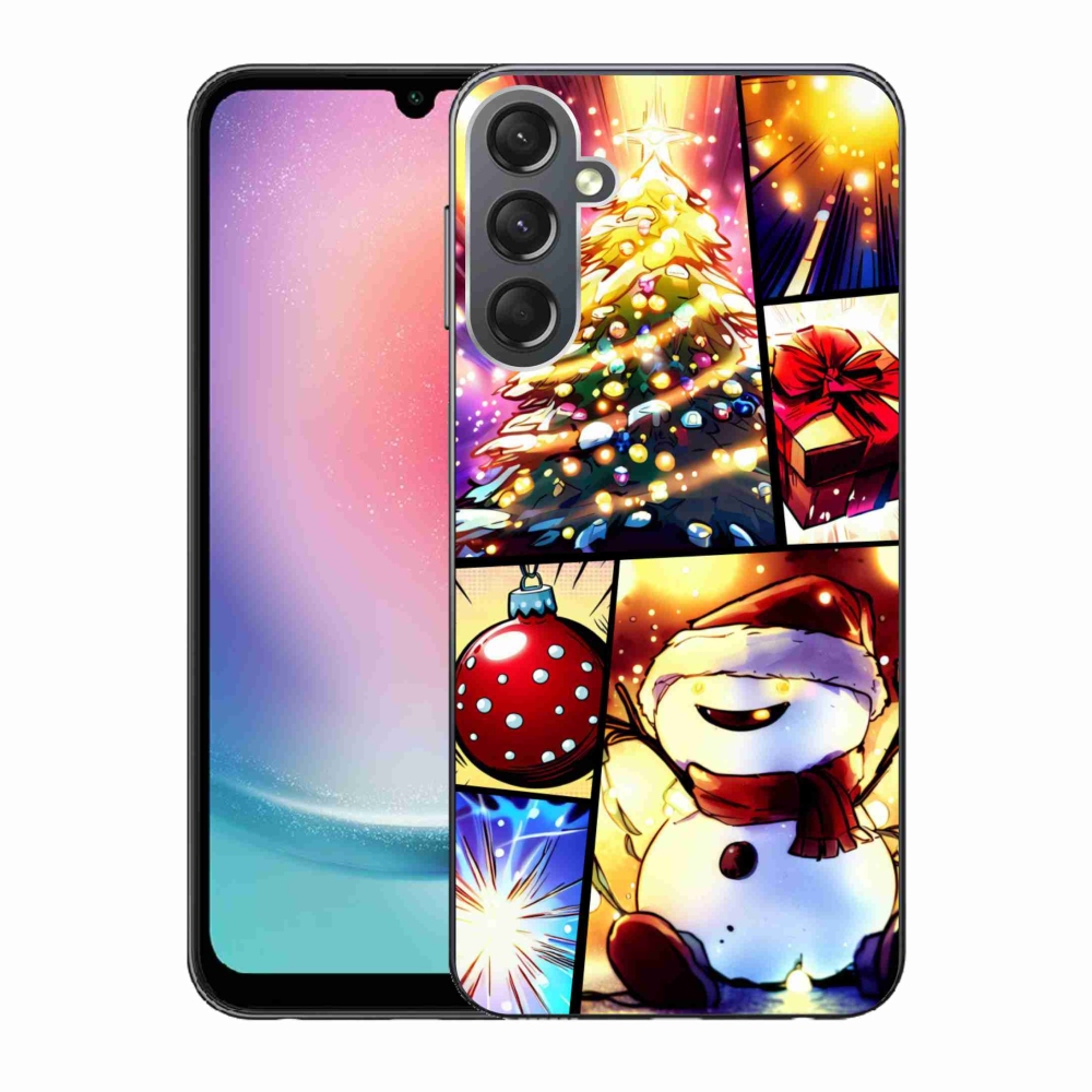 Gél borítás mmCase Samsung Galaxy A24 készülékhez - karácsonyi motívumok 1