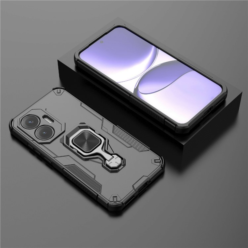 Lyukálló borítás a Xiaomi Poco F7 5G készülékhez - fekete