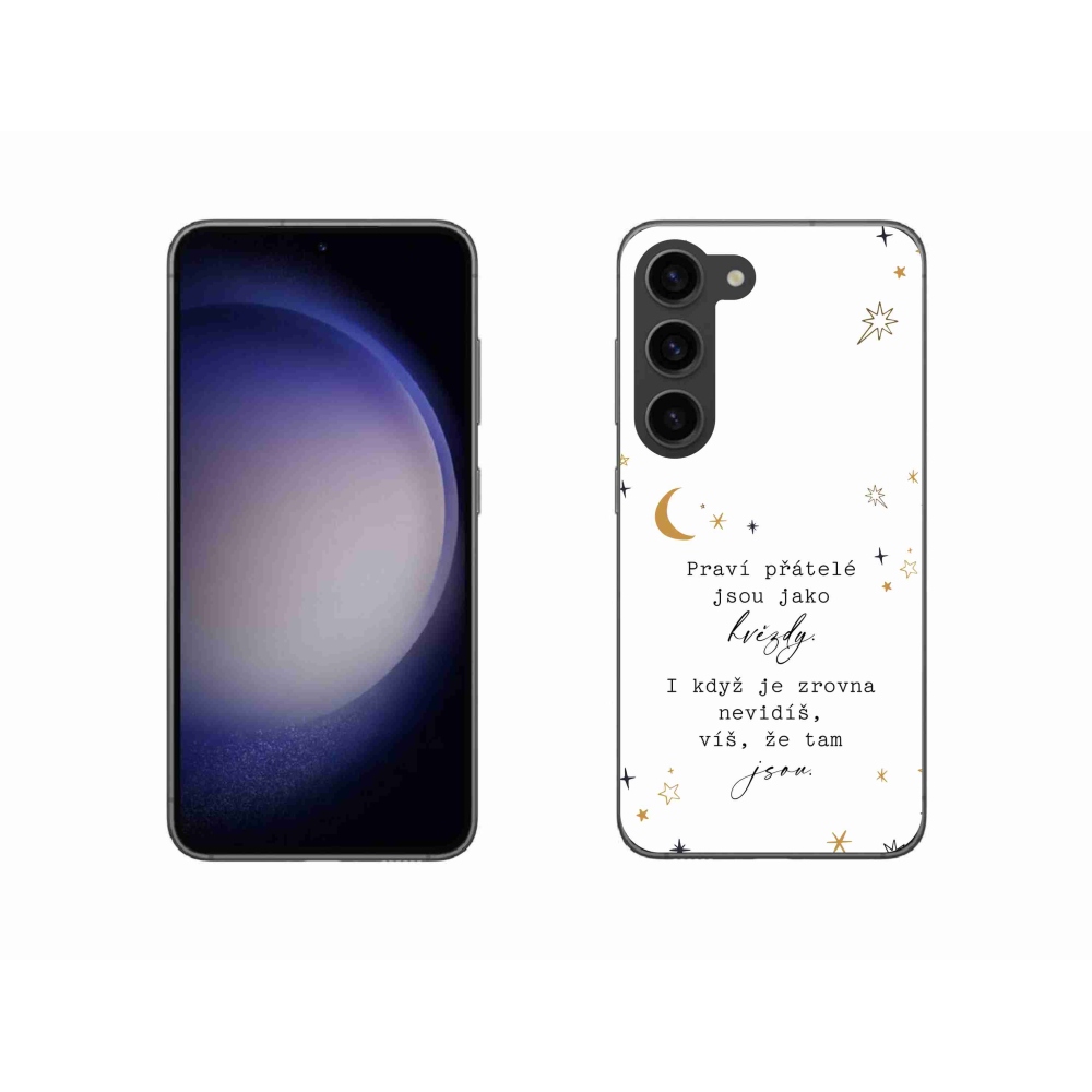 Gél borítás mmCase Samsung Galaxy S23 5G - idézem 6 fehér háttér